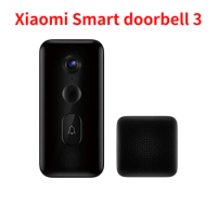 Xiaomi Smart Doorbell 3 CN Version 2K Ultra HD NightVision Video Doorbell Long Battery AI Human Recognition Work with Mihome APP