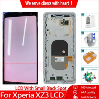 Original 6.0" For SONY Xperia XZ3 H9436 H8416 H9493 LCD Display With Small Black Spot LCD Touch Screen With Frame Replacement