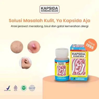 KAPSIDA Kembang Bulan (12 Kapsul) - Bersih Darah, Gatal dan Jerawat