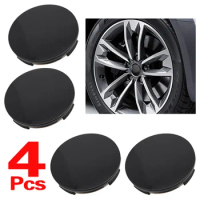4Pcs 59mm / 65mm Universal Car Wheel Centre Hub Cover Center ABS Rims Cap Black 65MM OD Flat Wheel Cover 59mm ID