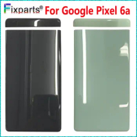 NEW For Google Pixel 6a Back Battery Cover Door Rear Glass Housing Case Replacement GB7N6 G9S9B16 For Google 6A Glass Strips