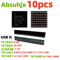 Absuhjx 10pcs USB Tristar U2 USB IC Chip for iphone 11 12 13 Pro Max X XS 7 8 Plus 1616A0 1614A1 1612A1 610A3B 1610A3 1610A2