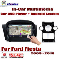 For Ford Fiesta 2009-2018 Car Android DVD GPS Player Navigation System HD Screen Radio Stereo Integrated Multimedia