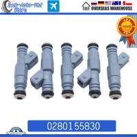 qzd5 หัวฉีดน้ำมันเชื้อเพลิงรถยนต์ 5 ชิ้น สำหรับ Volvo C70 V70 S60 S80 ปี 1999-2006 852-12166 8521216