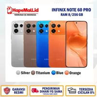 INFINIX NOTE 60 PRO 8/256 GB 5G GARANSI RESMI INFINIX TERMURAH Orange