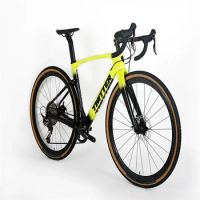 2024 TWITTER Gravel V2 RS-22S Internal cable routing oil disc brakes T900carbon fiber road bycicle 700*40c gravel bike bicicleta