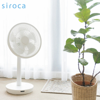 【Siroca】循環聲控風扇 SF-V1710(白 12吋)