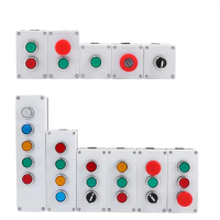 Push button switch control box emergency stop button indicating plastic electrical box spring hand-held self-starting waterproof