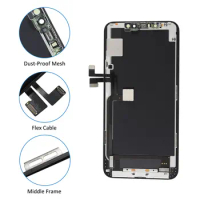 10 Pcs EBR Incell For iPhone 11 Pro Max LCD Display Replacement Touch Screen Digitizer Assembly 100% Tested Support True Tone