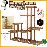 On Sale Waterproof Multi-Tier Flower Rack Outdoor Garden Flower Plant Rack Balcony Decoration Book R