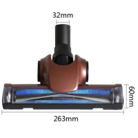Vacuum Cleaner Brush Head for 32mm Inner Diameter European Version Vacuum Cleaner Brush for Philips Electrolux LG Haier Samsung