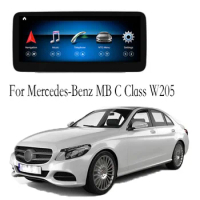 Car Multimedia Player GPS Audio Radio For Mercedes-Benz MB C Class W205 2015~2020 CarPlay 360 bird view camera NAVI System