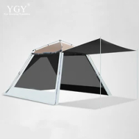 8-10 person fully automatic canopy, rainproof sunscreen, gazebo canopy with Mosquito Netting Pop Up Canopy Shelter