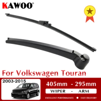 KAWOO Car Rear Wiper Blade Blades Back Window Wipers Arm For Volkswagen VW Touran Hatchback (2003-2015) 405mm Windscreen Wiper