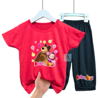 Baju Setelan Anak perempuan marsha viral terbaru usia 1Tahun - 6Tahun