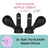 Nipple Clamp Dr. Ruth “KLAXON” Getar Alat Bantu Sex Toys