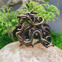 Miniatur Kuningan Shio Naga Liong Asli Berkualitas