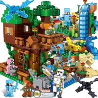 minecraft toys MC STEVE  Compatible with Bricks Village War Horse Minecraft Building Blocks Toys for