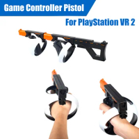 VR Game Gun Mount For PlayStation VR 2 Magnetic VR Handle Grip Gun Mount Shooting Game Controller Pistol For PS VR2 Accessories