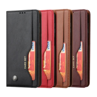 Business Wallet Credit Card Slot Phone Case For Samsung Galaxy S23 ultra S22 plus S21 FE S20 A54 A53 A34 A14 A12 A52 A13 4G 5G
