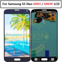 100% tested Super AMOLED For SAMSUNG S5 NEO G903 LCD for Samsung S5 NEO G903F LCD Screen Touch Digitizer Assembly