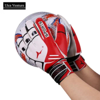 Goalie Goalkeeper Gloves Non-slip Soccer Goalie Goalkeeper Gloves Super Finger Hand Protection Junior Keeper Football Gloves