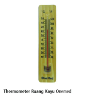 Thermometer Ruangan Kayu Onemed