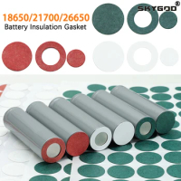 25~500pcs Li-ion Battery Insulation Gasket Pack 18650 21700 26650 Cell Barley Adhesive Paper Glue Fish Electrode Insulated Pads