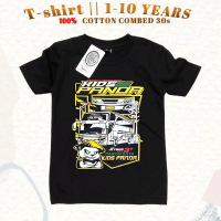 Baju Kaos Bus Tololet Panda Kids Anak Laki Laki Perempuan 1-10 tahun Cotton Combed 30s Fashion unise