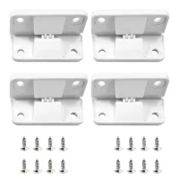 4pcs Cooler Hinge Kit For COLEMAN COOLER PLASTIC HINGE SET REPLACEMENT HINGES SCREWS For Insulated Box Outdoor Cooking