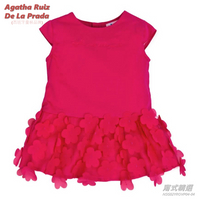 [歐洲進口] Agatha Ruiz de la Prada, 女童洋裝, 精緻連身立體花裙, 身高87公分, 現貨唯一