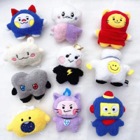 Kpop Treasure Truz Cartoon Figure Cute Plushies Doll Asahi Hyunsuk Haruto Stuffd Toys Fans Student Couple Birthday Wedding Gifts