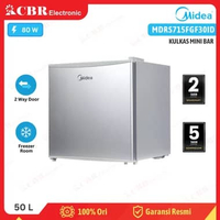 Kulkas Mini Bar MIDEA 1 Pintu MDRD86FGG50ID (Mini Bar) 50 L