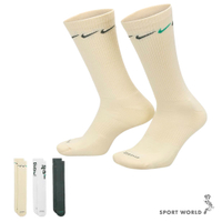 Nike 襪子 長襪 中筒襪 3入組 白綠黃【運動世界】DH3822-901