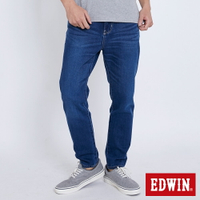 EDWIN 503 BASIC  九分AB牛仔褲-男女款 中古藍 TAPERED