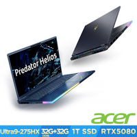 Acer 宏碁 Helios 18 AI PH18-73-97HJ 18吋電競筆電(CU9-275HX/32+32GB/1TB/RTX 5080/Win11)