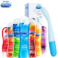 Durex Fruit Water Based Lubricant G-Spot Vibrator Flexible Mini Dildo Clitoris Stimulate Massager Soft Sex Toys Suits for Adult