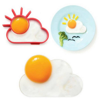 [Hare.D] 太陽雲朵煎蛋器 太陽蛋模具 創意廚房料理 創意早餐模型 矽膠 造型煎蛋