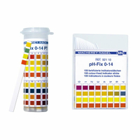 《MN》酸鹼試紙 書型 多色對 pH Indicator Paper