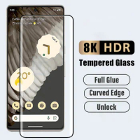 Full Curved Tempered Glass For Google Pixel 7 8 Pro Screen Protector Unlock Glass for Google Pixel 6 7 8 Pro Protective Film