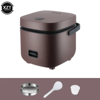 1.2L Mini Rice Cooker Multifunctional Household Rice Cooker Soup Pot Dormitory Travel Car Portable Rice Cooker