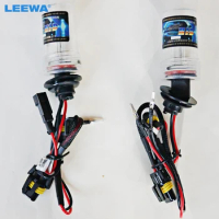LEEWA 20pcs Car 35W H1 H3 H7 H8/H9/H11 H10 9004 9005 9006 9007 880/881 Xenon HID Bulb Replacement Singel Bulbs #CA2305
