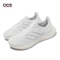 adidas 慢跑鞋 Pureboost 23 寬楦 男鞋 白 全白 緩震 運動鞋 路跑 愛迪達 IF8064