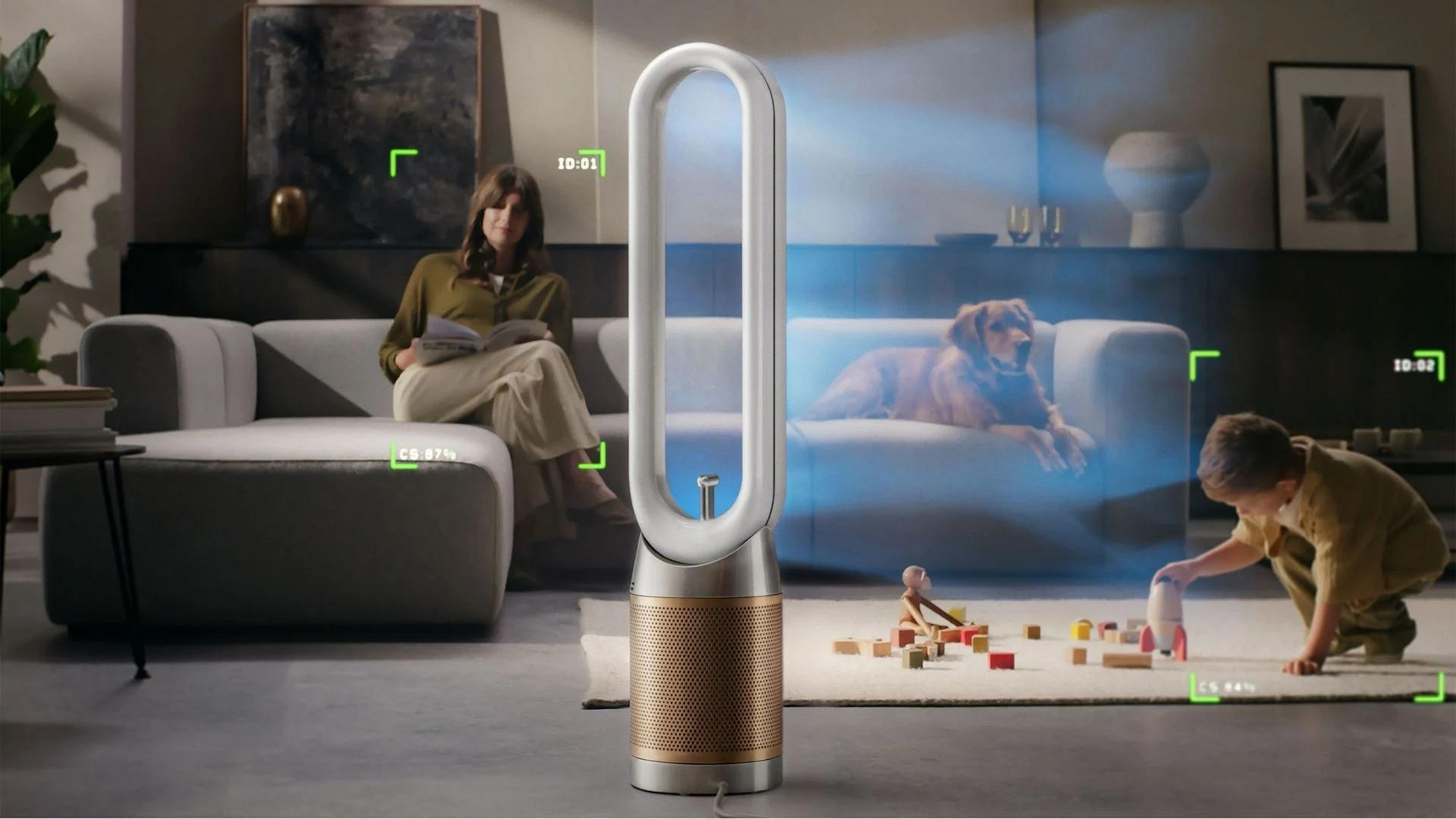 Dyson の 850 米ドル新空気清浄ファン、カメラでユーザーを追跡し浄化 