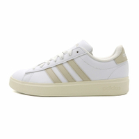 【全館滿額折】Adidas Grand court 2.0 白奶油底 皮革 運動 復古 休閒鞋 女款 J2543【新竹皇家ID2949】