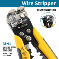 Professional Electrician Wire Hand Tool Terminal Set Cable Stripper Cutter Crimper Automatic Wire Crimping Stripping Plier