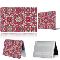 Laptop Case for Apple MacBook Pro 16 A2485 /MacBook Pro 13/15/16 Inch/Macbook 12 Mandala Flower Plastic Hard Shell Cover Case