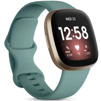 silicone Strap for Fitbit Versa 4 3 Sense 2 band Smartwatch Accessories replacment wristband Sport Bracelet Fitbit Versa 3 Strap