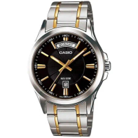 CASIO 卡西歐 指針男錶 不鏽鋼錶帶 生活日常防水(MTP-1381G-1A)