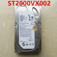 Almost New Original HDD For Seagate 2TB 3.5" SATA 6 Gb/s 64MB 7200RPM For Internal HDD For Desktop HDD For ST2000VX002